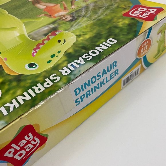Play Day Inflatable Dinosaur Sprinkler Water Fun Toy - Picture 8 of 9
